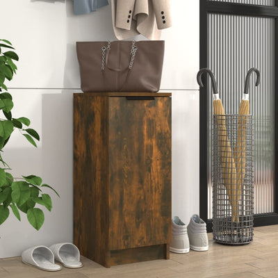 Arc Shoe Cabinet Smoked Oak Medium 4 Drawers