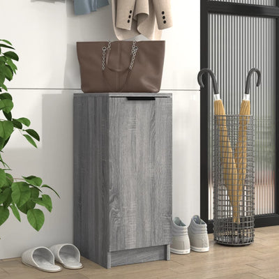 Arc Shoe Cabinet Smoked Oak Medium 4 Drawers