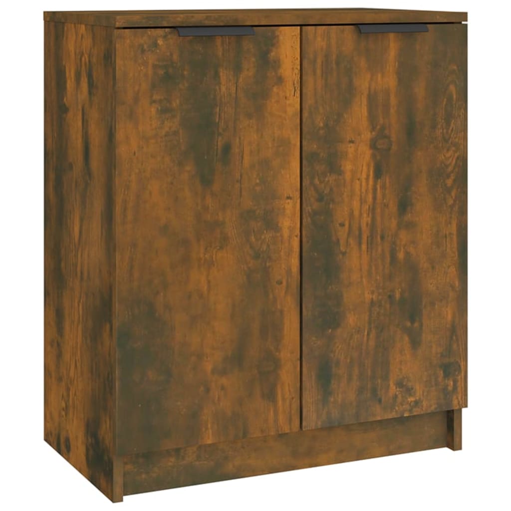 Arc Shoe Cabinet Smoked Oak Rectangular 5 Drawers