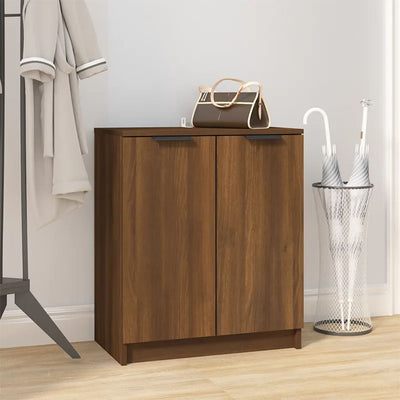 Arc Shoe Cabinet Smoked Oak Rectangular 5 Drawers