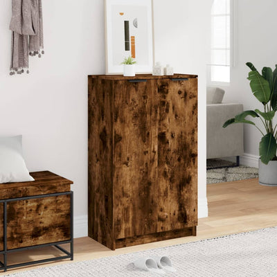 Arc Shoe Cabinet Smoked Oak Medium 2 Compartments