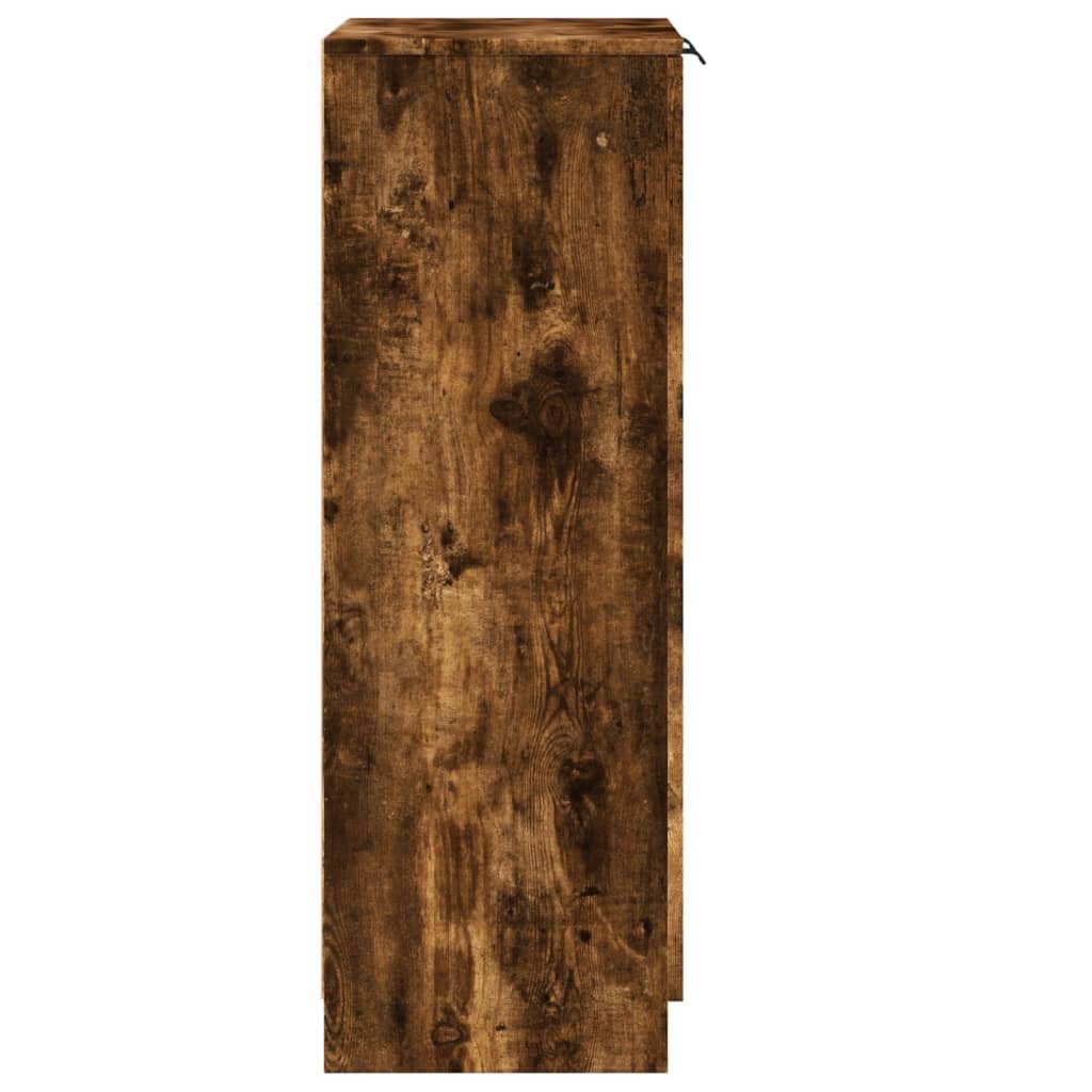 Arc Shoe Cabinet Smoked Oak Medium 2 Compartments