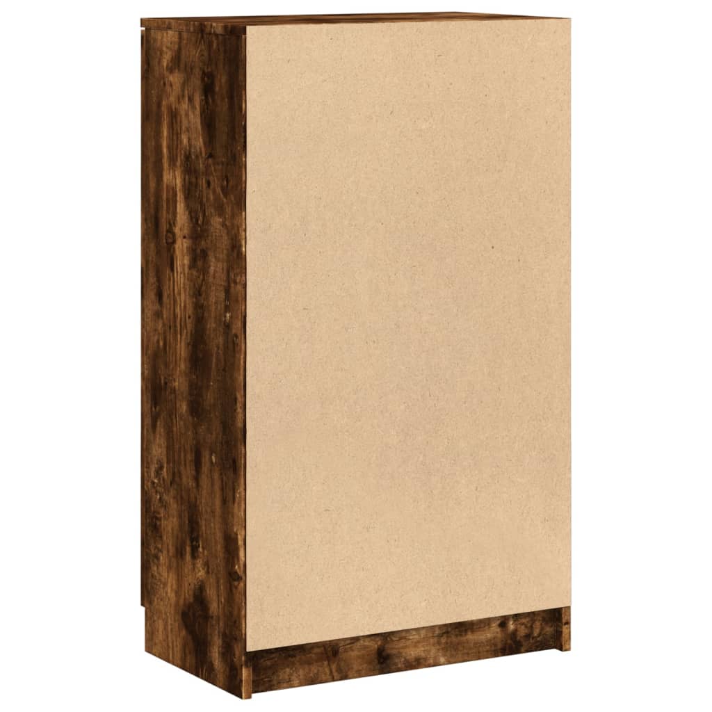 Arc Shoe Cabinet Smoked Oak Medium 2 Compartments