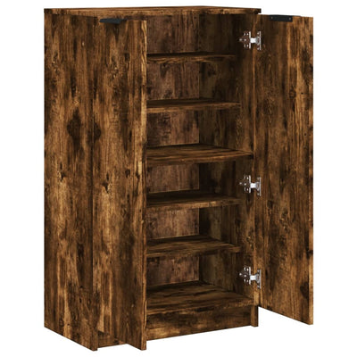 Arc Shoe Cabinet Smoked Oak Medium 2 Compartments