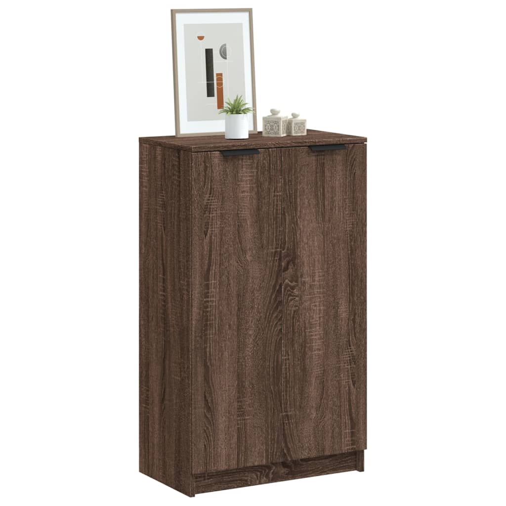 Arc Shoe Cabinet Smoked Oak Medium 2 Compartments