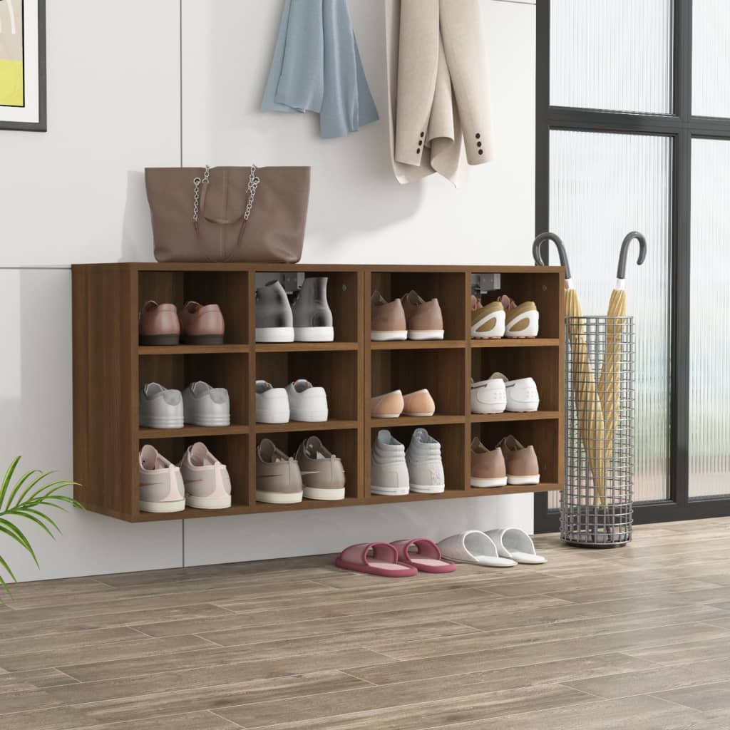 Arc Shoe Bench Solid Pine 12 Compartments Wide & Deep