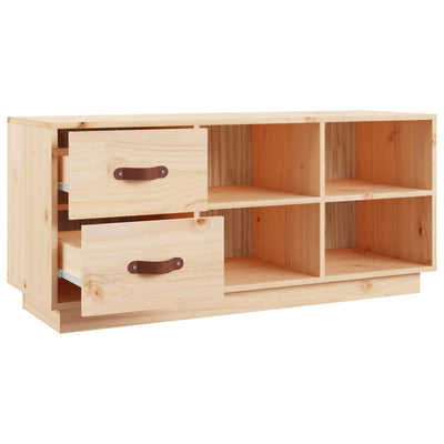 Arc Shoe Bench Natural Pine 6 Compartments Wide & Deep