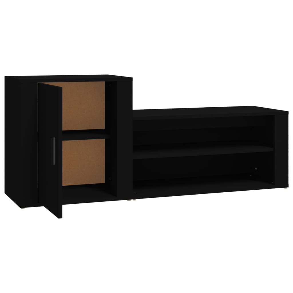 Arc Shoe Cabinet Solid Oak 7 Compartments Rectangular