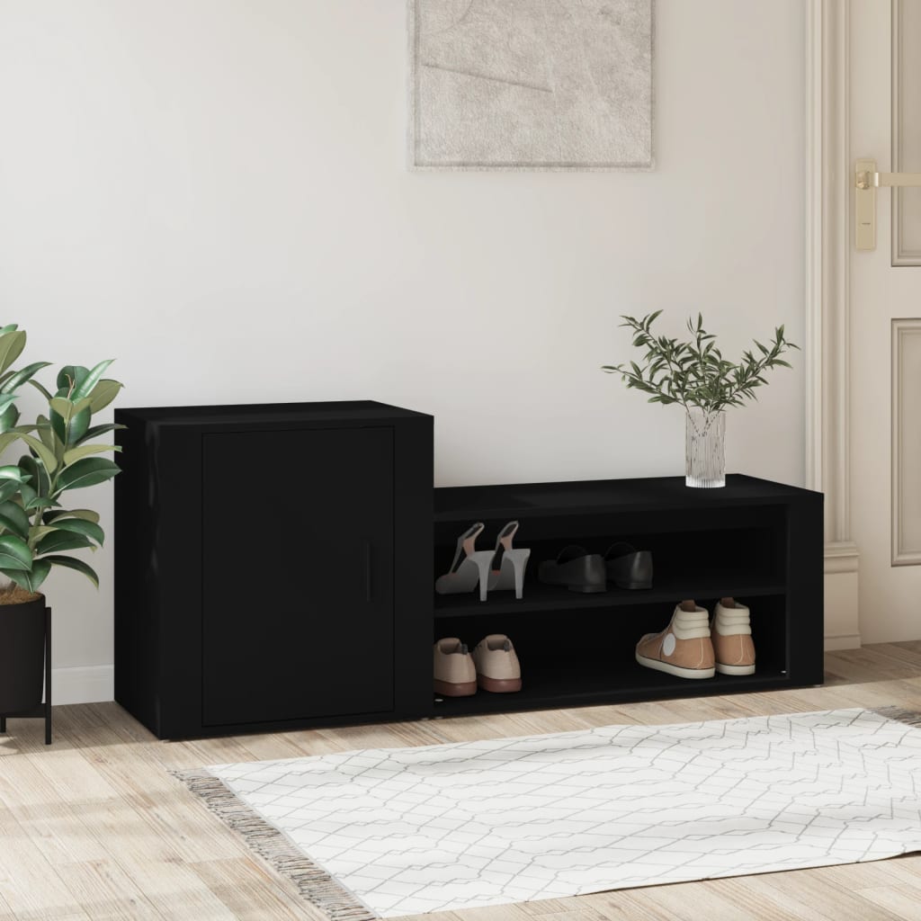 Arc Shoe Cabinet Solid Oak 7 Compartments Rectangular
