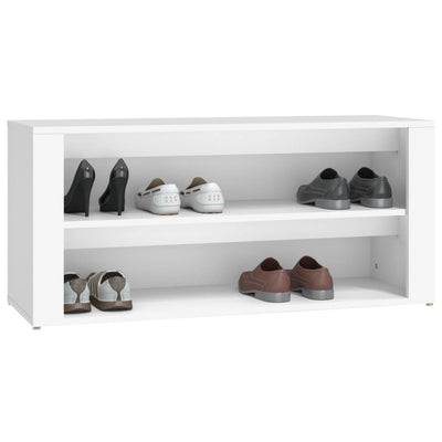 Shoe Cabinet Rich Grain Wood 2 Cabinets