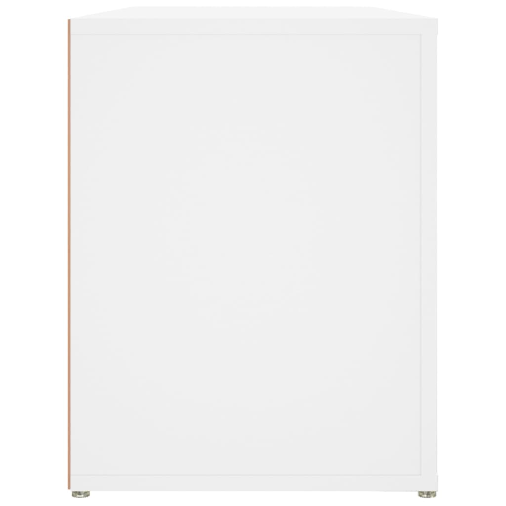 Shoe Cabinet Rich Grain Wood 2 Cabinets