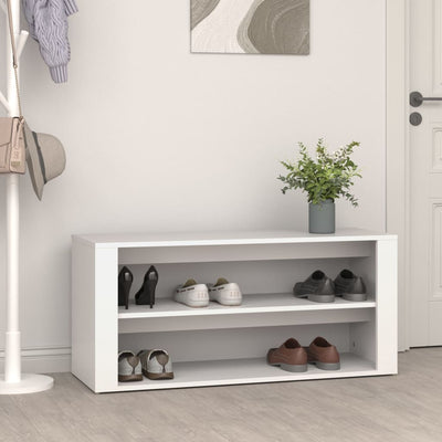 Shoe Cabinet Rich Grain Wood 2 Cabinets