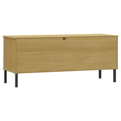 Shoe Rack Solid Pine & Metal Wide & Deep 6 Compartments