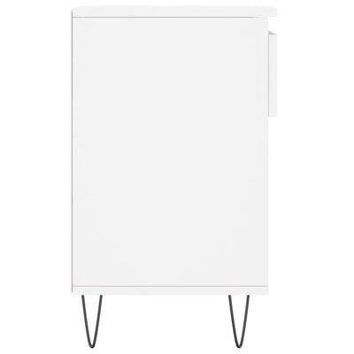 Shoe Cabinet High Gloss Reclaimed Wood 6 Compartments & 1 Drawer