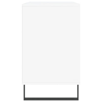 Shoe Cabinet High Gloss Reclaimed Wood 5 Compartments