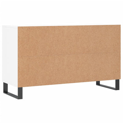 Shoe Cabinet High Gloss Reclaimed Wood 5 Compartments