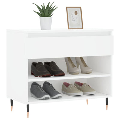 Freya Shoe Bench Reclaimed Wood 3 Compartments Wide & Long