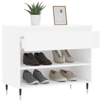 Freya Shoe Bench Reclaimed Wood 3 Compartments Wide & Long