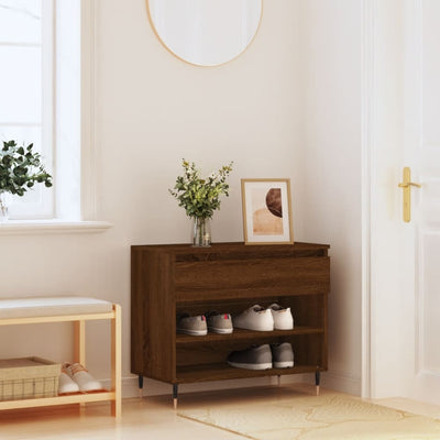 Freya Shoe Bench Reclaimed Wood 3 Compartments Wide & Long