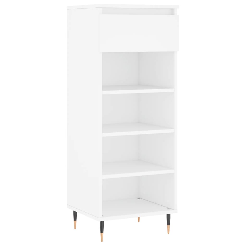 Freya Shoe Cabinet Reclaimed Wood 5 Compartments Medium