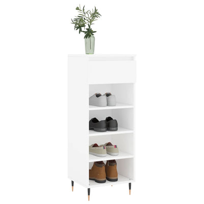 Freya Shoe Cabinet Reclaimed Wood 5 Compartments Medium