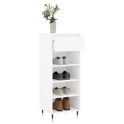 Freya Shoe Cabinet Reclaimed Wood 5 Compartments Medium