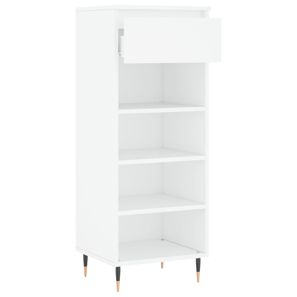 Freya Shoe Cabinet Reclaimed Wood 5 Compartments Medium