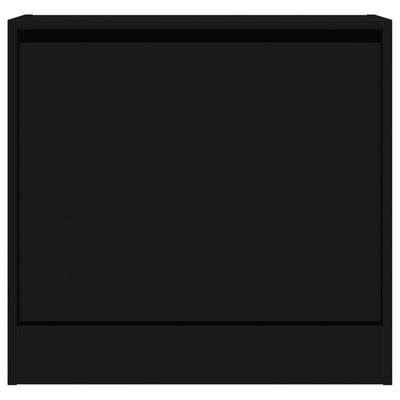 Modern 3 Pair 31" Compact Shoe Cabinet With 1 Flip Down Drawer