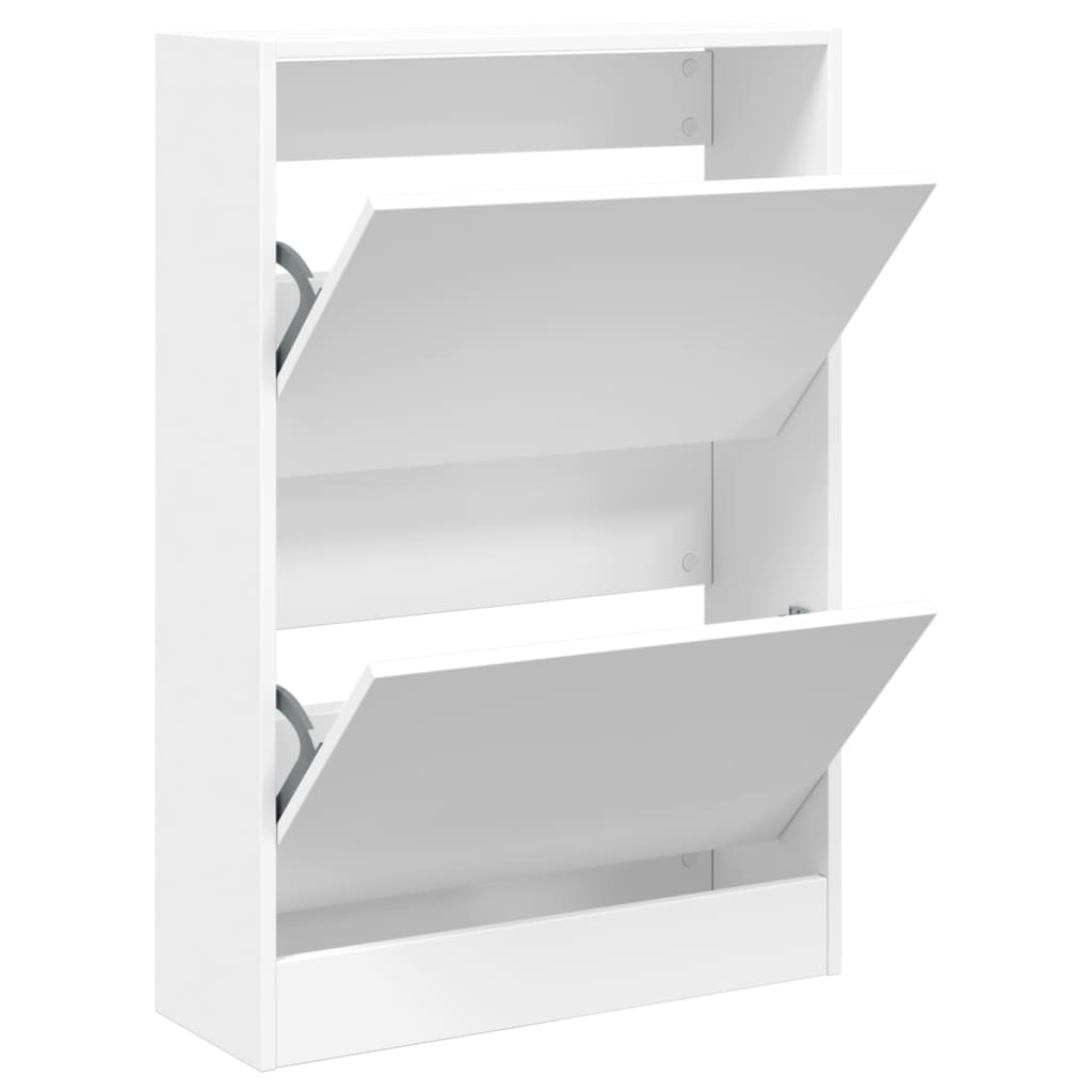 Tone Shoe Cabinet Solid Oak 2 Drop-Down Drawers small