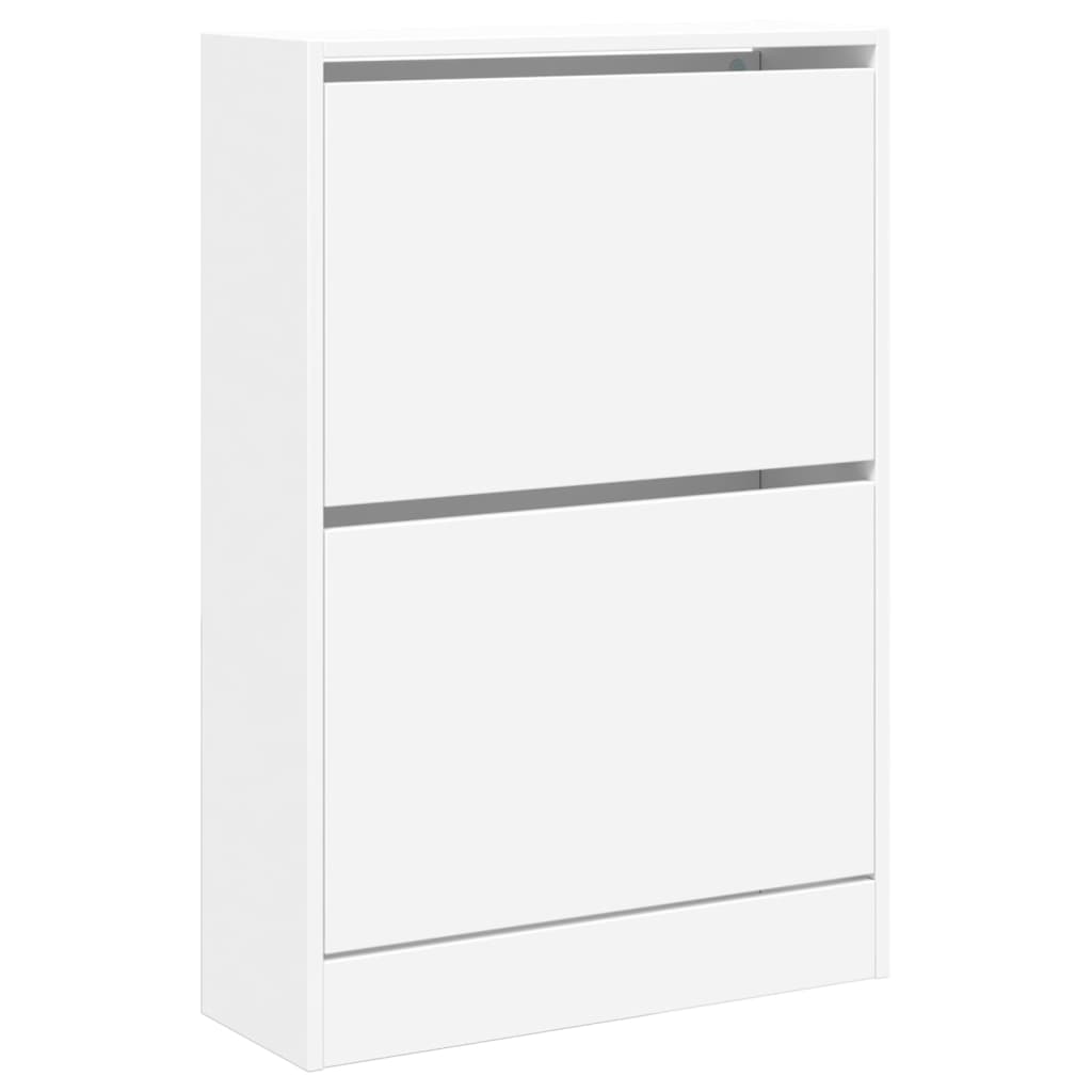Tone Shoe Cabinet Solid Oak 2 Drop-Down Drawers small