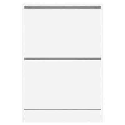 Tone Shoe Cabinet Solid Oak 2 Drop-Down Drawers small