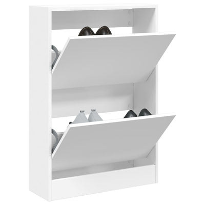 Tone Shoe Cabinet Solid Oak 2 Drop-Down Drawers small