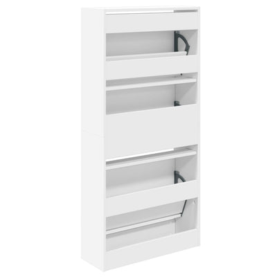Tone Shoe Cabinet Solid Oak 2 Drop-Down Drawers Medium