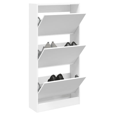 Tone Shoe Cabinet Solid Oak 2 Drop-Down Drawers Medium