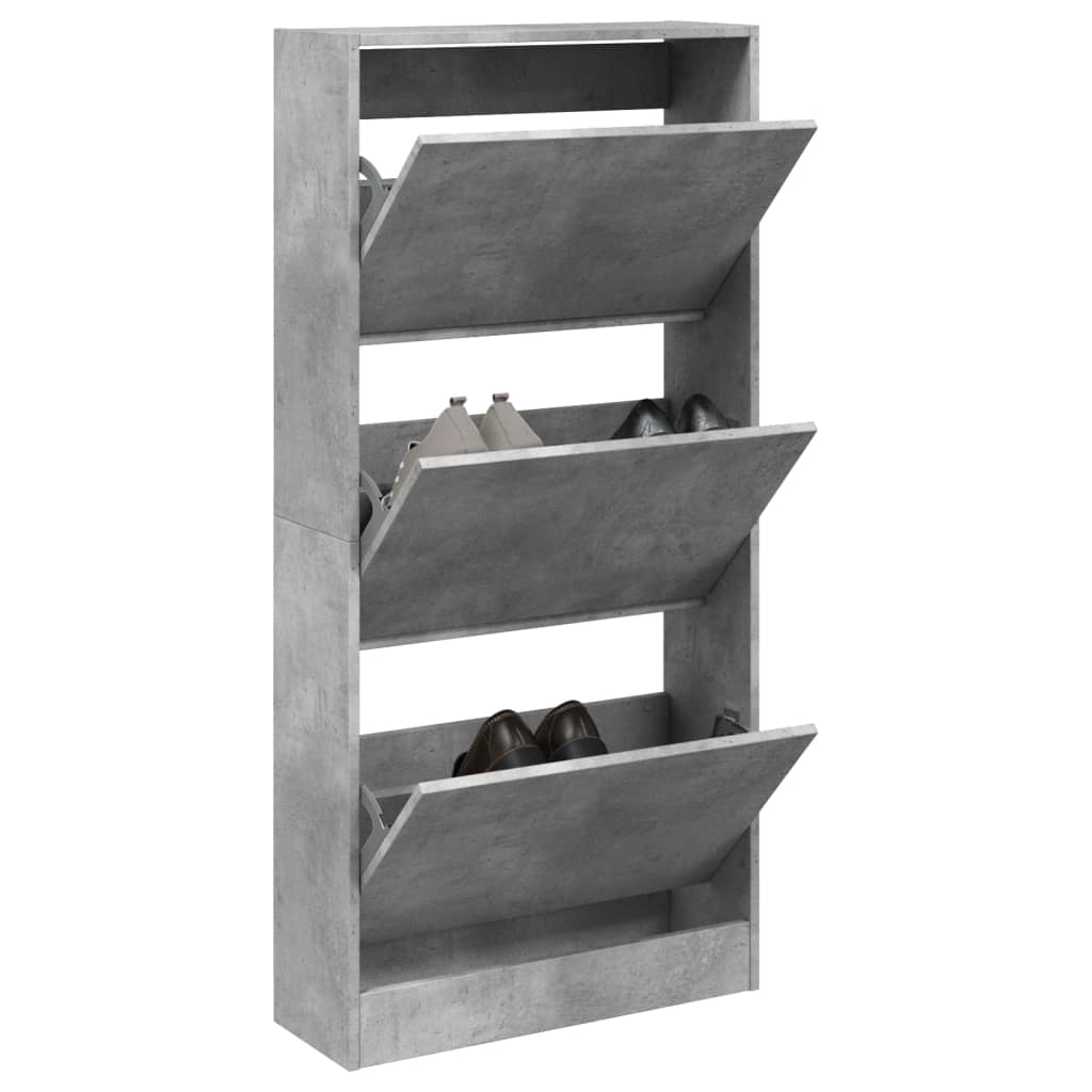 Tone Shoe Cabinet Solid Oak 2 Drop-Down Drawers Medium