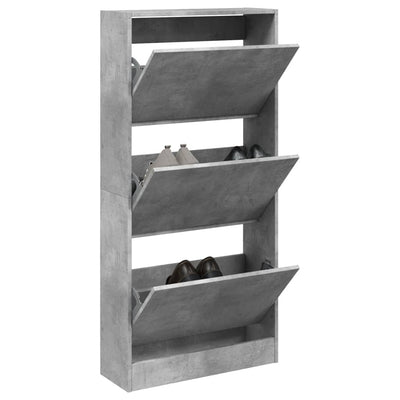 Tone Shoe Cabinet Solid Oak 2 Drop-Down Drawers Medium