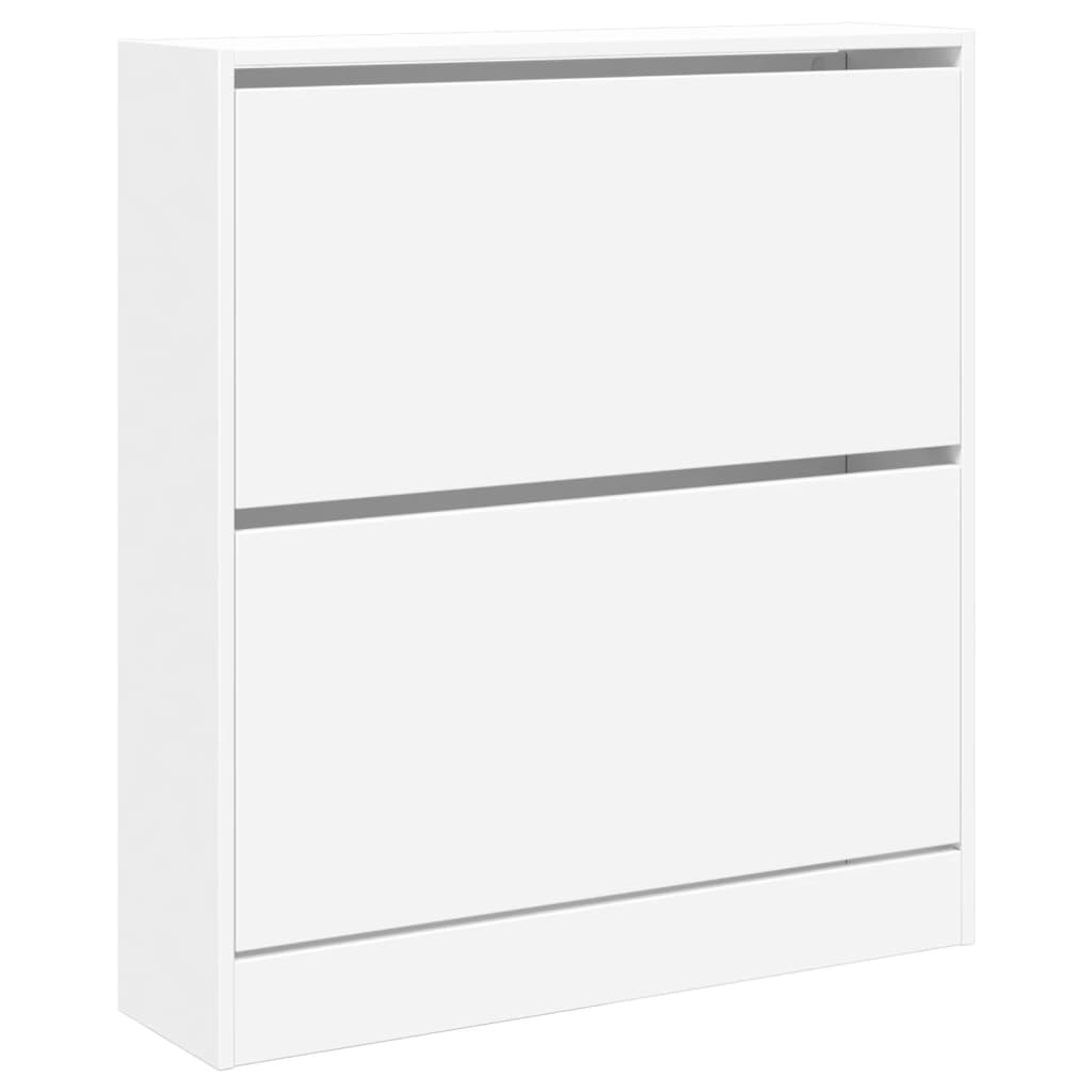 Tone Shoe Cabinet Solid Oak 2 Drop-Down Drawers Small