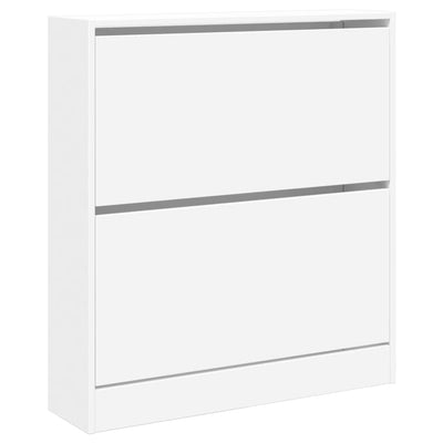 Tone Shoe Cabinet Solid Oak 2 Drop-Down Drawers Small