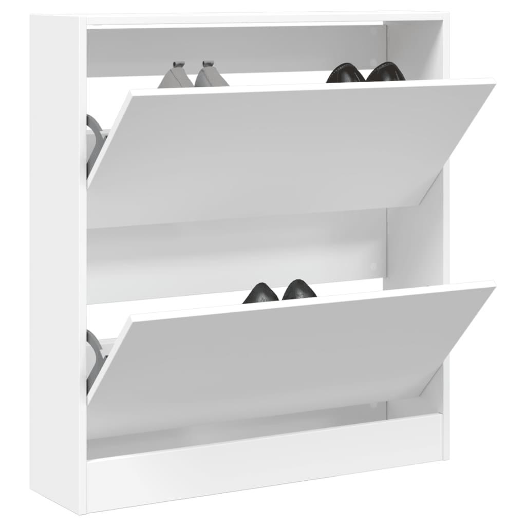 Tone Shoe Cabinet Solid Oak 2 Drop-Down Drawers Small
