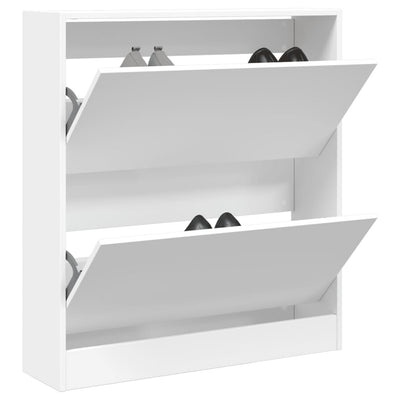 Tone Shoe Cabinet Solid Oak 2 Drop-Down Drawers Small