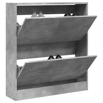 Tone Shoe Cabinet Solid Oak 2 Drop-Down Drawers Small