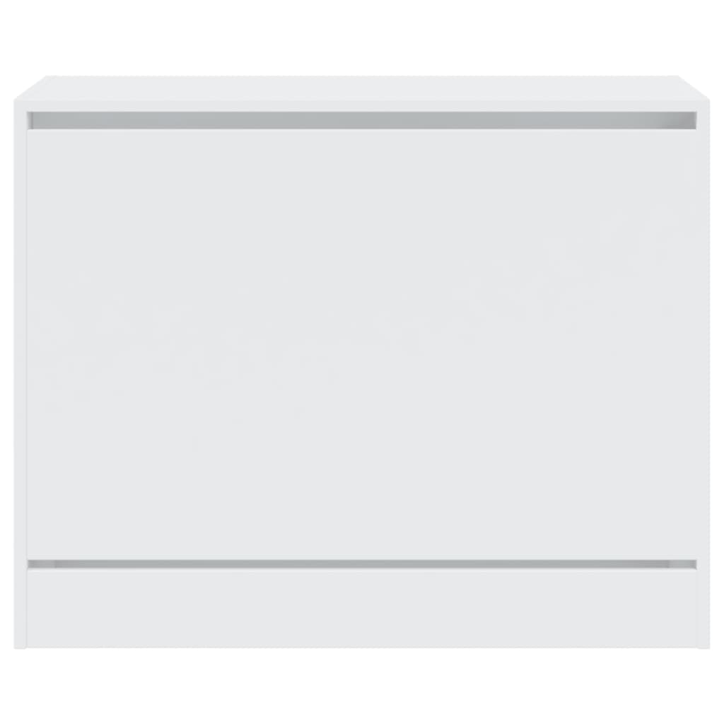 Modern 6 Pair 31" Shoe Cabinet With 1 Flip Down Drawer