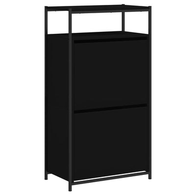 Tone Shoe Cabinet Solid Oak 2 Drop-Down Drawers