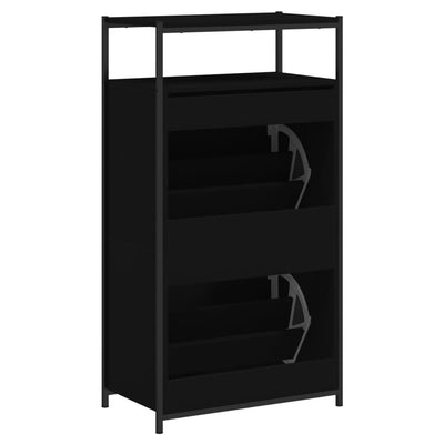 Tone Shoe Cabinet Solid Oak 2 Drop-Down Drawers