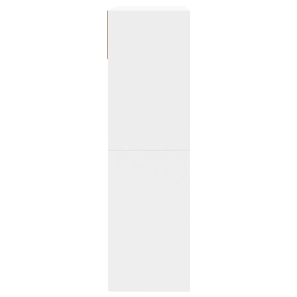Shoe Cabinet 3-Section Smoked-Wood Medium