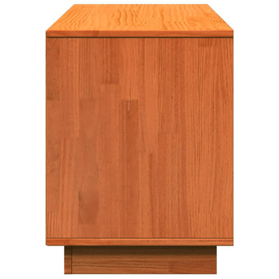 Tone Shoe Bench Grained Old Walnut 4 Open Compartments