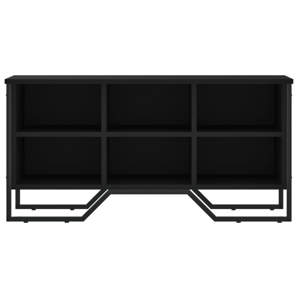 Shoe Bench Old, Hand-Finished Wood Wide & Deep 6 Compartments