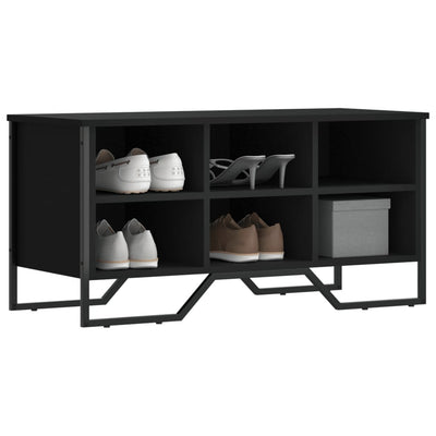 Shoe Bench Old, Hand-Finished Wood Wide & Deep 6 Compartments