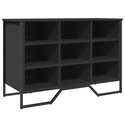 Shoe Bench Old, Hand-Finished Wood Wide & Deep 9 Compartments