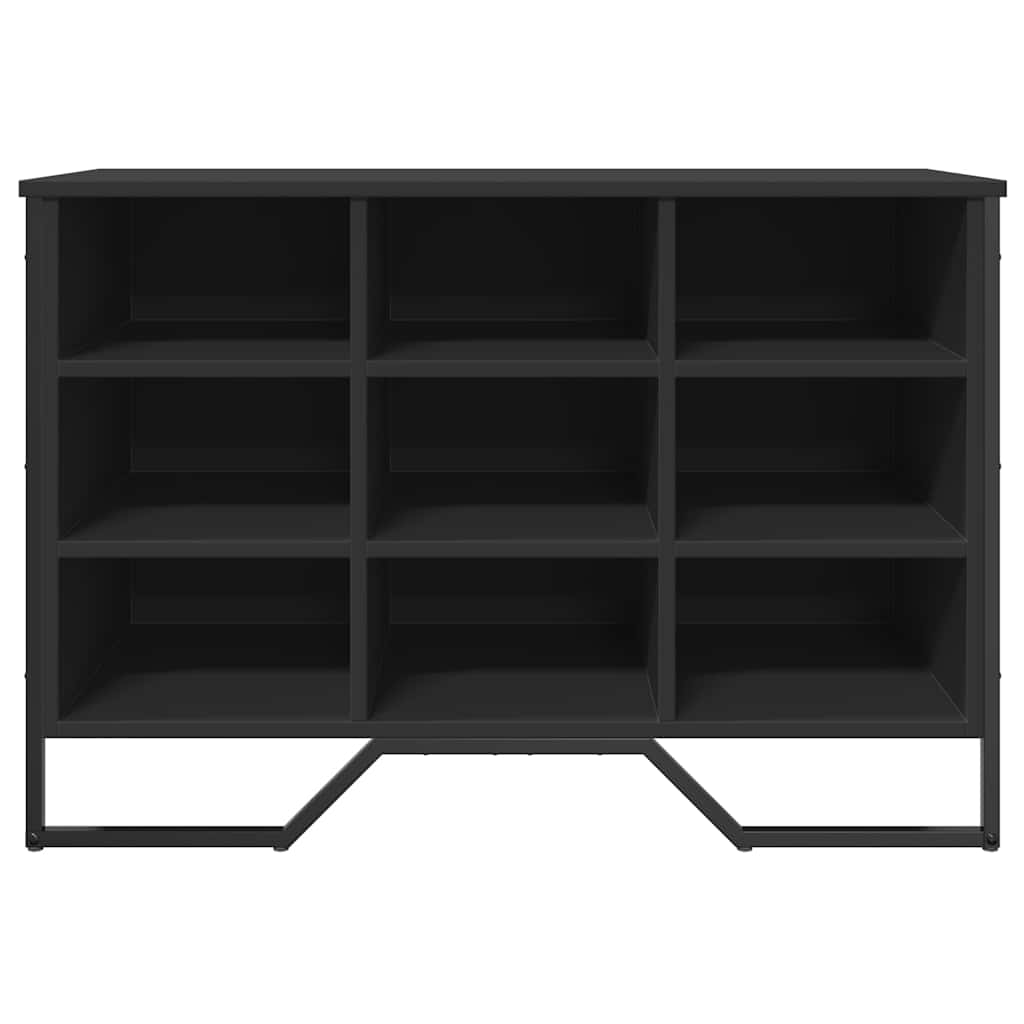 Shoe Bench Old, Hand-Finished Wood Wide & Deep 9 Compartments